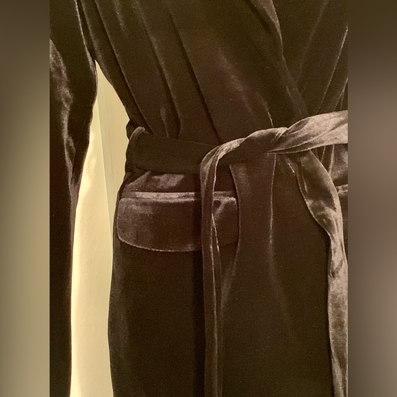 INC International Concept Petite Velvet Wrap Jacket - Picture 4 of 6